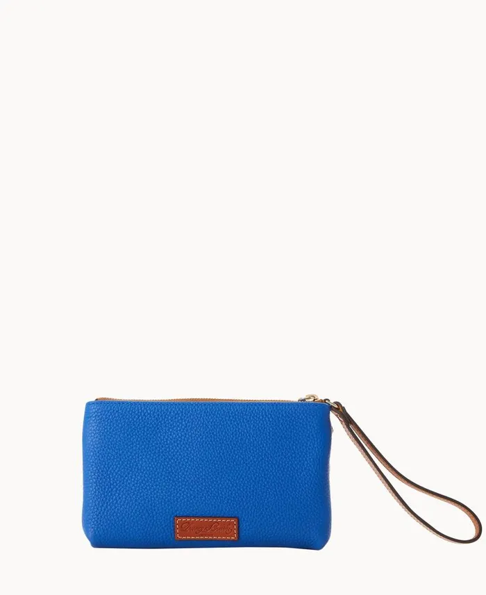 Dooney and Bourke MLB Dodgers Double Zip Wristlet Dodgers WomenMen Wallets