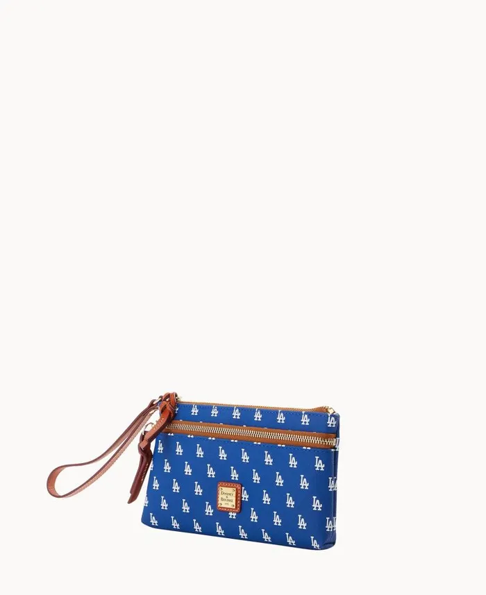 Dooney and Bourke MLB Dodgers Double Zip Wristlet Los Angeles Dodgers WomenMen Wallets Dooney and Bourke MLB Dodgers Double Zip Wristlet Los Angeles Dodgers WomenMen Wallets