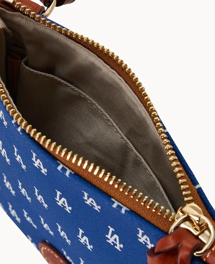 Dooney and Bourke MLB Dodgers Small North South Top Zip Crossbody Dodgers WomenMen Crossbodies Dooney and Bourke MLB Dodgers Small North South Top Zip Crossbody Dodgers WomenMen Crossbodies