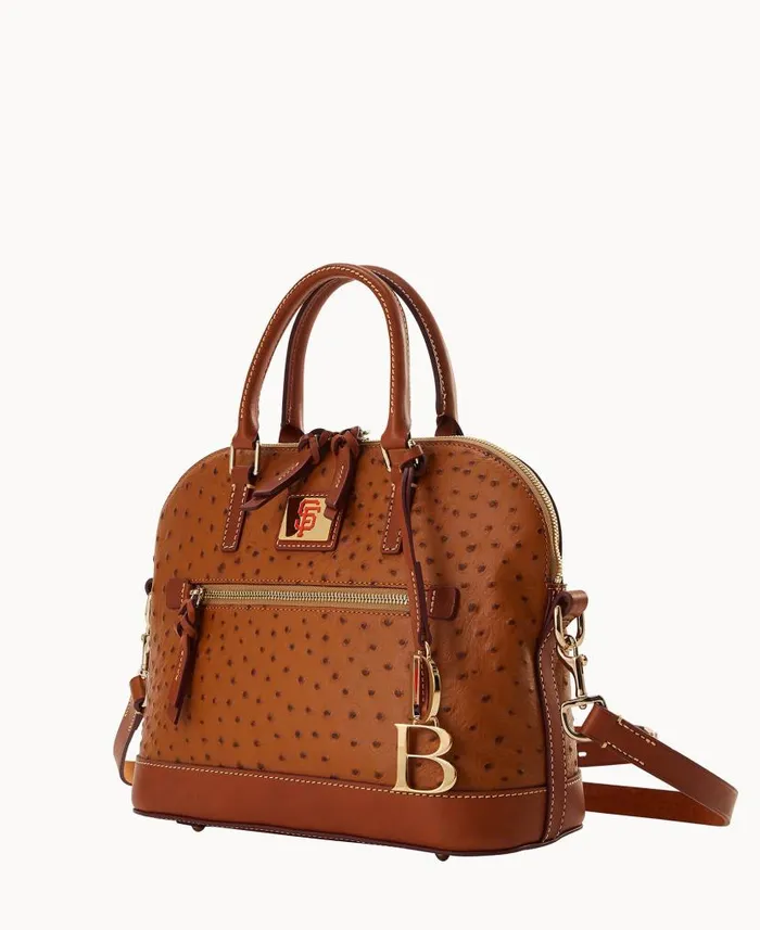 Dooney and Bourke MLB Giants Domed Zip Satchel Giants WomenMen Satchels