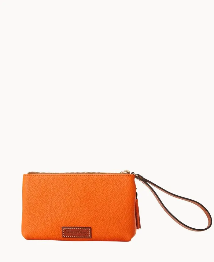 Dooney and Bourke MLB Giants Double Zip Wristlet Giants WomenMen Wallets