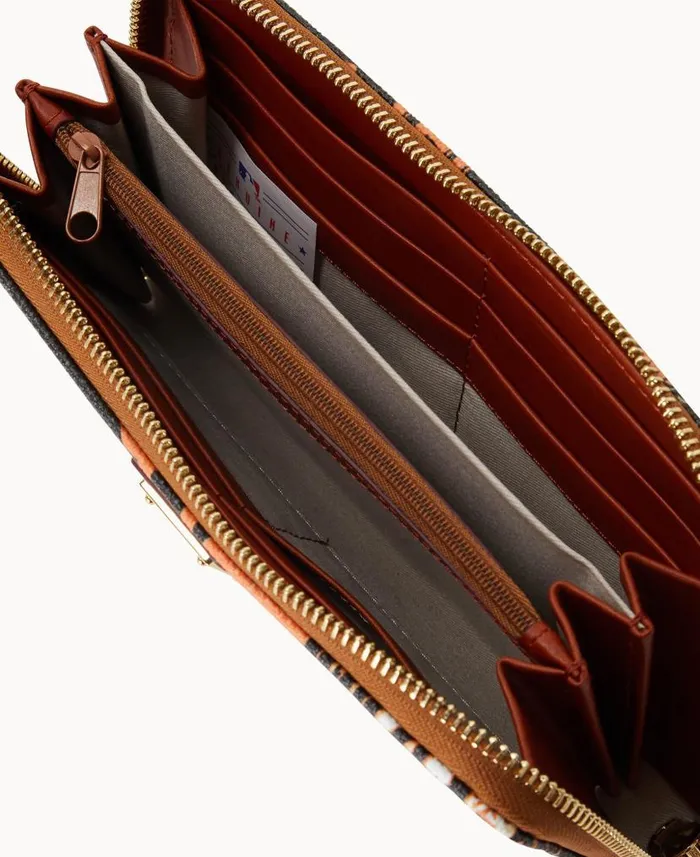 Dooney and Bourke MLB Giants Large Zip Around Wristlet Giants WomenMen Wallets Dooney and Bourke MLB Giants Large Zip Around Wristlet Giants WomenMen Wallets