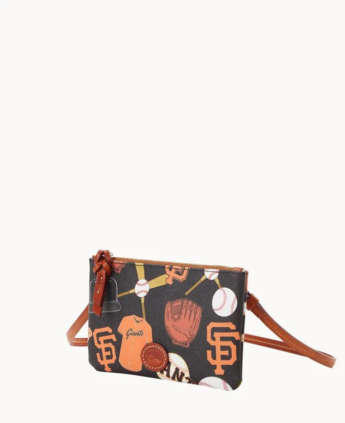 Dooney and Bourke MLB Giants Top Zip Crossbody Giants WomenMen Crossbodies