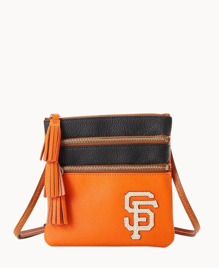 Dooney and Bourke MLB Giants Triple Zip Crossbody Giants WomenMen Crossbodies Dooney and Bourke MLB Giants Triple Zip Crossbody Giants WomenMen Crossbodies