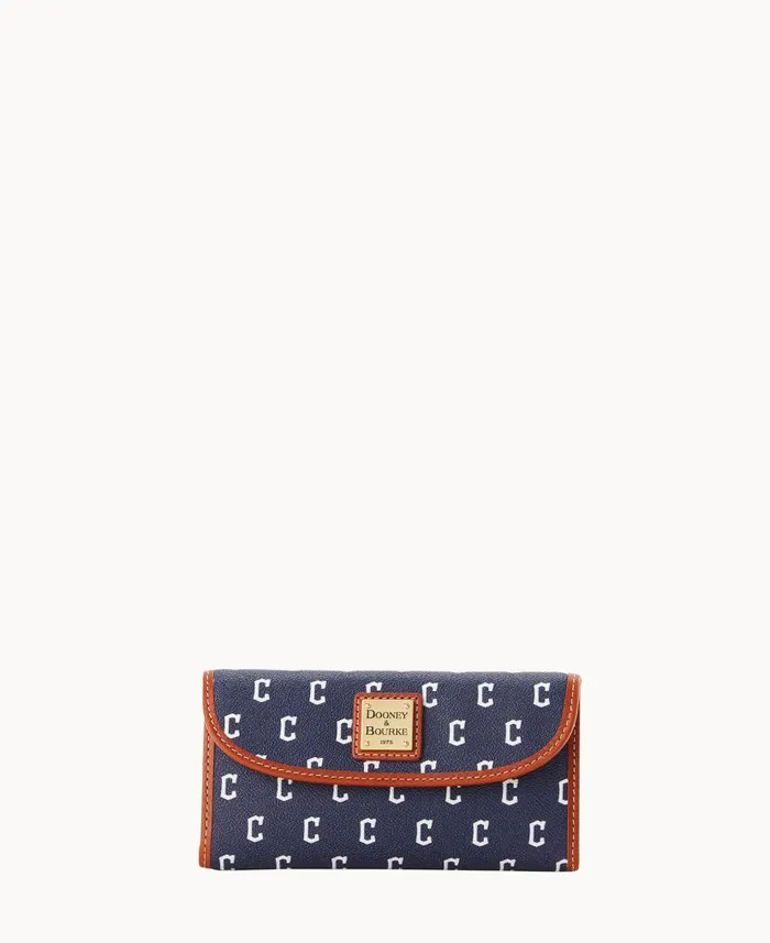 Dooney and Bourke MLB Guardians Continental Clutch Guardians WomenMen Wallets
