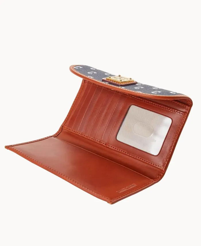 Dooney and Bourke MLB Guardians Continental Clutch Guardians WomenMen Wallets Dooney and Bourke MLB Guardians Continental Clutch Guardians WomenMen Wallets