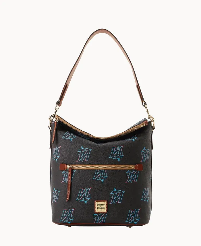 Dooney and Bourke MLB Marlins Large Sac Marlins WomenMen Shoulder Bags