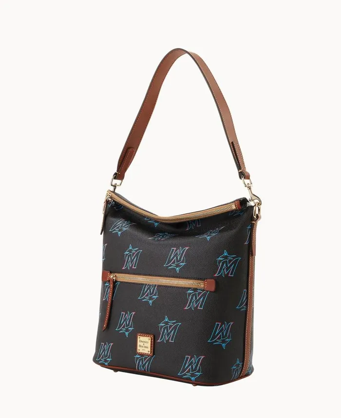 Dooney and Bourke MLB Marlins Large Sac Marlins WomenMen Shoulder Bags