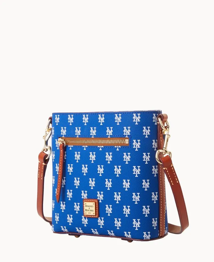 Dooney and Bourke MLB Mets Small Zip Crossbody Mets WomenMen Crossbodies