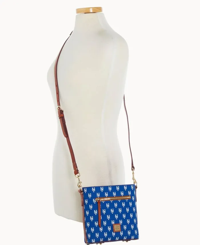 Dooney and Bourke MLB Mets Small Zip Crossbody Mets WomenMen Crossbodies