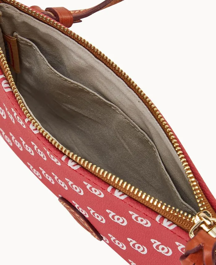 Dooney and Bourke MLB Nationals Top Zip Crossbody Nationals WomenMen Crossbodies Dooney and Bourke MLB Nationals Top Zip Crossbody Nationals WomenMen Crossbodies