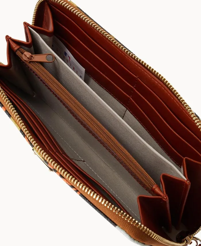 Dooney and Bourke MLB Orioles Large Zip Around Wristlet Orioles WomenMen Wallets Dooney and Bourke MLB Orioles Large Zip Around Wristlet Orioles WomenMen Wallets