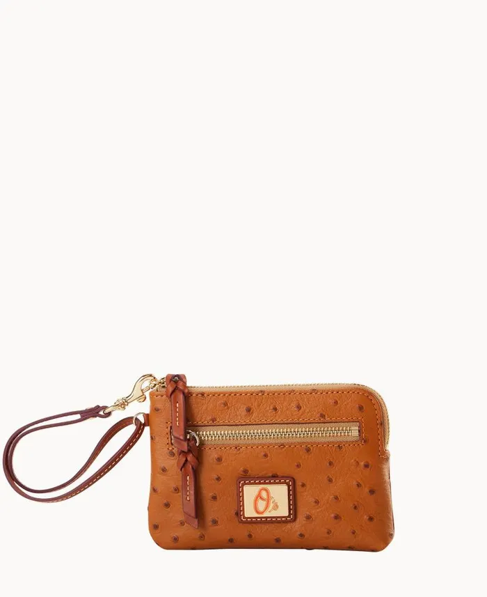 Dooney and Bourke MLB Orioles Zip Around Wristlet Orioles WomenMen Wallets