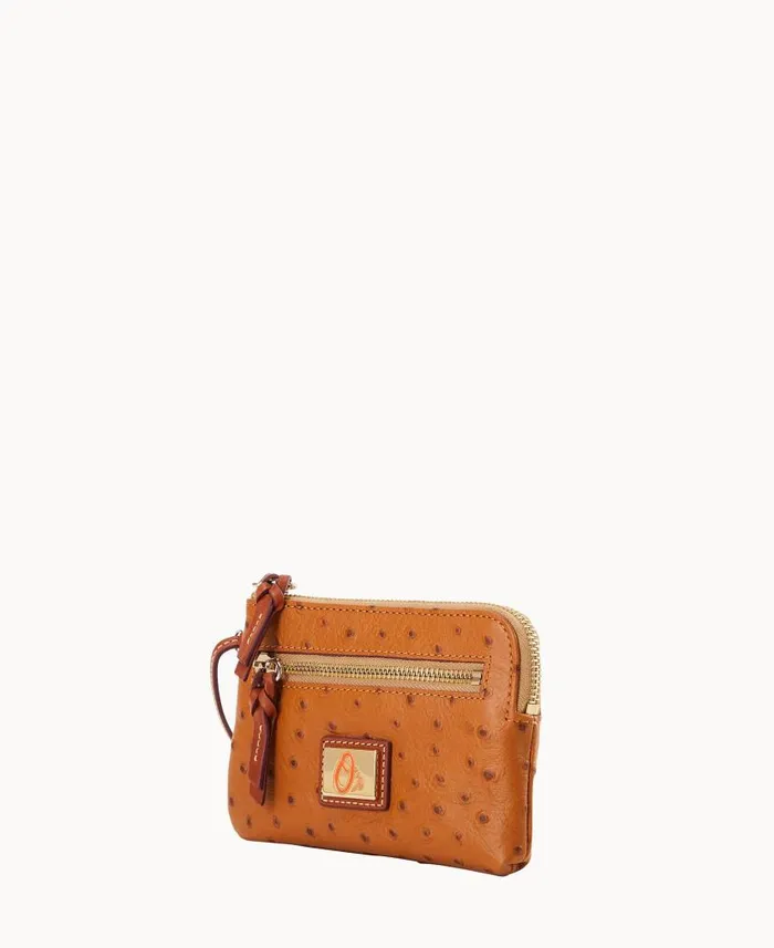 Dooney and Bourke MLB Orioles Zip Around Wristlet Orioles WomenMen Wallets