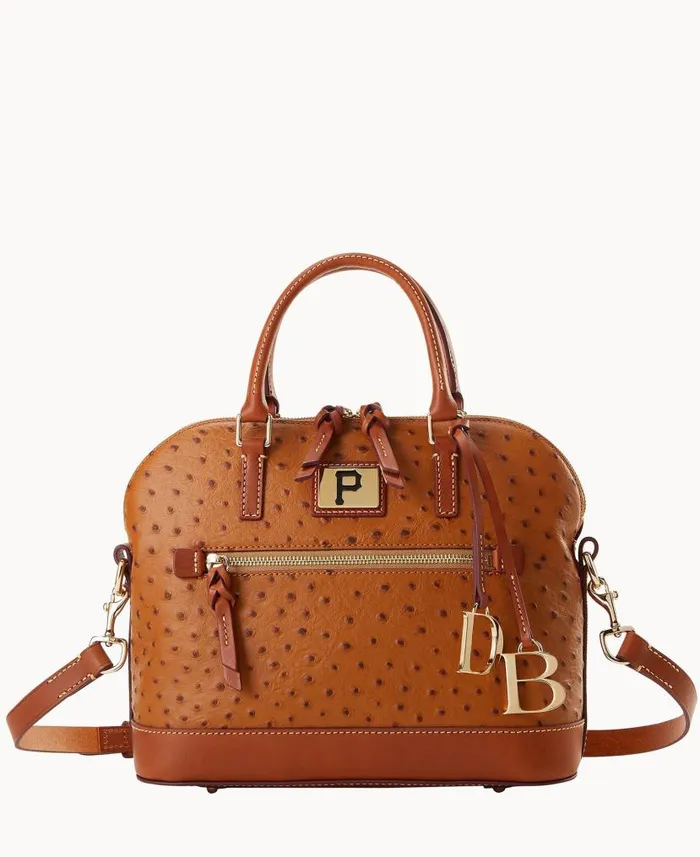 Dooney and Bourke MLB Pirates Domed Zip Satchel Pirates WomenMen Satchels