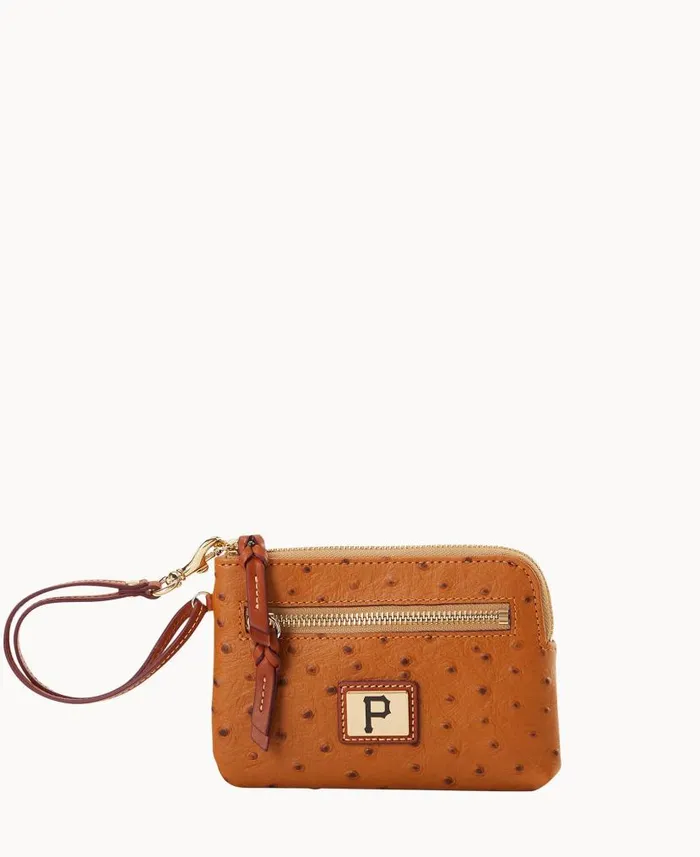 Dooney and Bourke MLB Pirates Zip Around Wristlet Pirates WomenMen Wallets