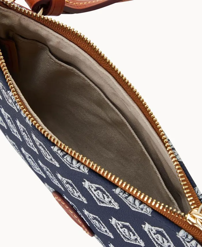Dooney and Bourke MLB Rays Top Zip Crossbody Rays WomenMen Crossbodies