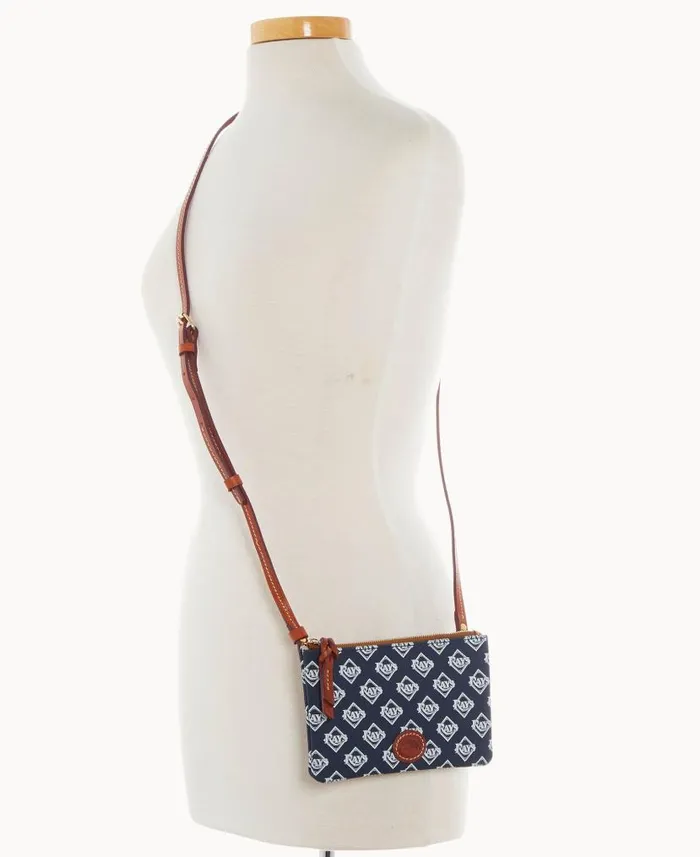 Dooney and Bourke MLB Rays Top Zip Crossbody Rays WomenMen Crossbodies