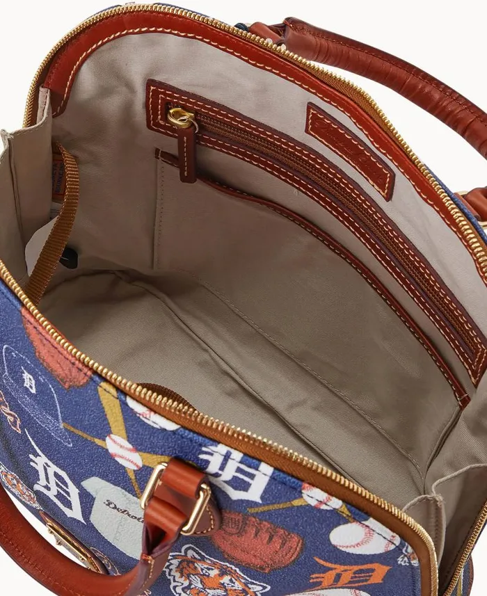 Dooney and Bourke MLB Rays Zip Zip Satchel Rays WomenMen Satchels
