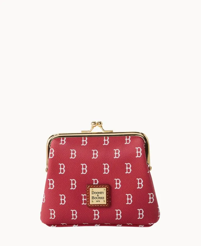 Dooney and Bourke MLB Red Sox Large Framed Purse Red Sox WomenMen Wallets