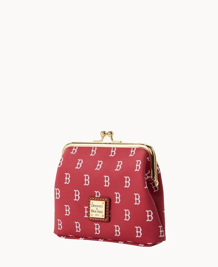 Dooney and Bourke MLB Red Sox Large Framed Purse Red Sox WomenMen Wallets