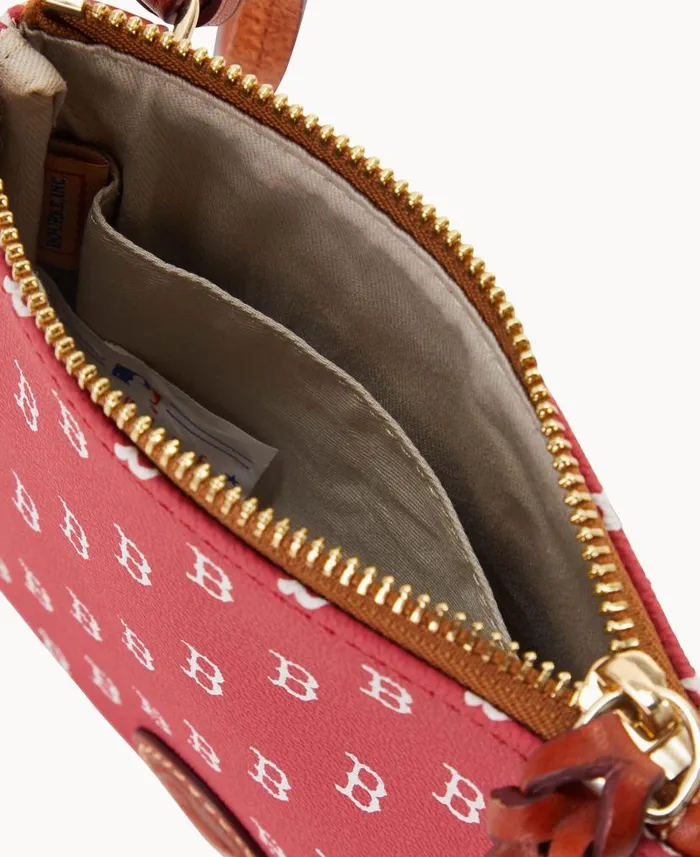 Dooney and Bourke MLB Red Sox Small North South Top Zip Crossbody Red Sox WomenMen Crossbodies Dooney and Bourke MLB Red Sox Small North South Top Zip Crossbody Red Sox WomenMen Crossbodies