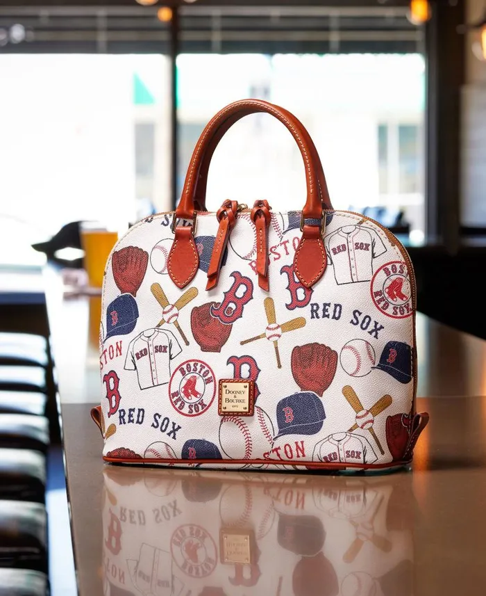 Dooney and Bourke MLB Red Sox Zip Zip Satchel Red Sox WomenMen Satchels