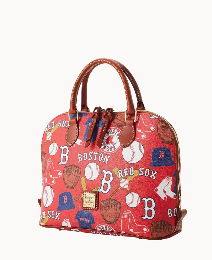 Dooney and Bourke MLB Red Sox Zip Zip Satchel Red Sox WomenMen Satchels