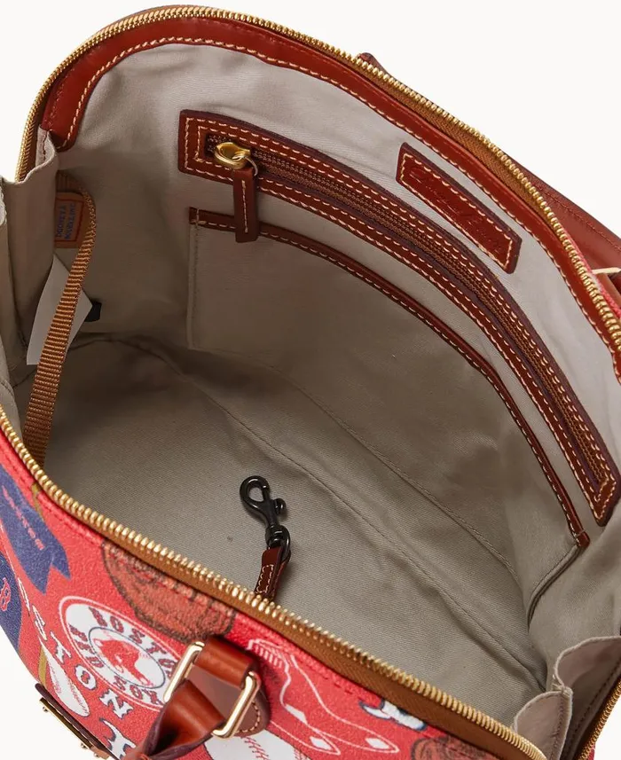 Dooney and Bourke MLB Red Sox Zip Zip Satchel Red Sox WomenMen Satchels