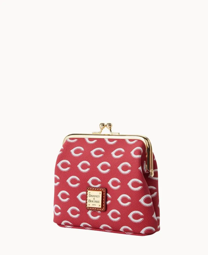 Dooney and Bourke MLB Reds Large Framed Purse Reds WomenMen Wallets