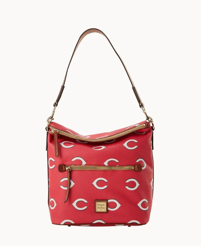 Dooney and Bourke MLB Reds Large Sac Reds WomenMen Shoulder Bags