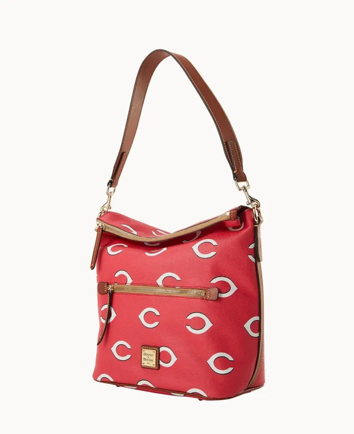 Dooney and Bourke MLB Reds Large Sac Reds WomenMen Shoulder Bags