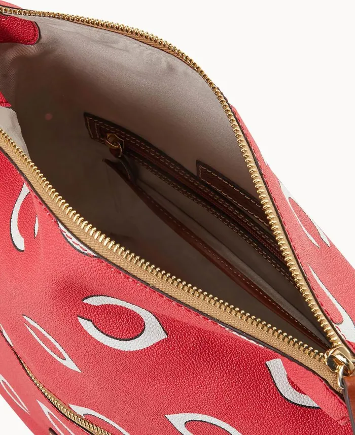 Dooney and Bourke MLB Reds Large Sac Reds WomenMen Shoulder Bags