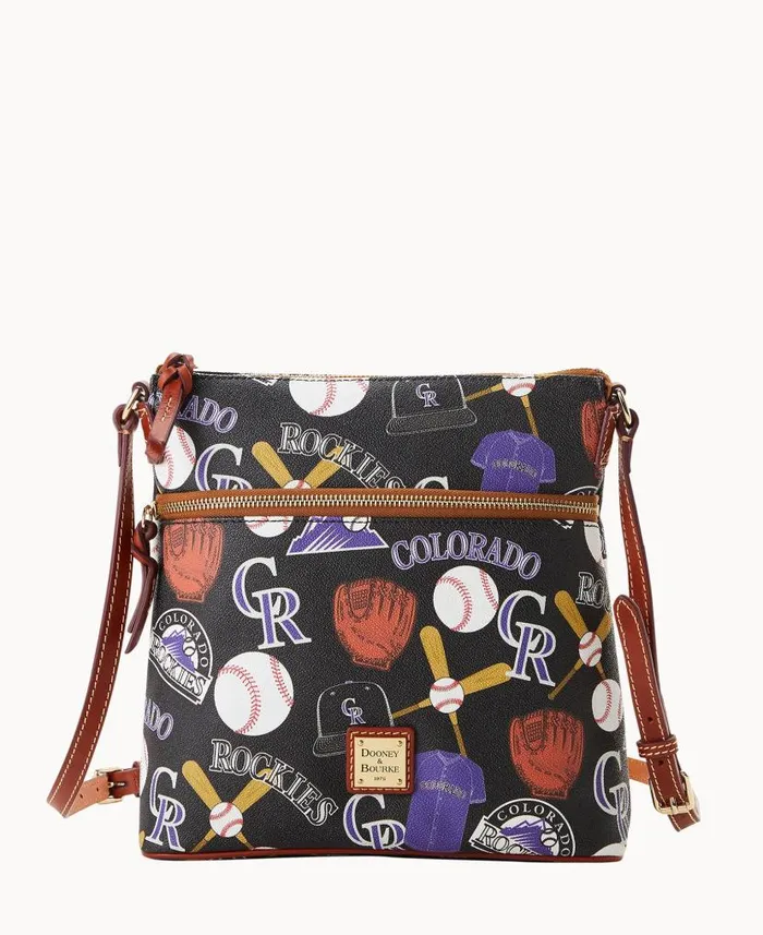 Dooney and Bourke MLB Rockies Crossbody Rockies WomenMen Crossbodies