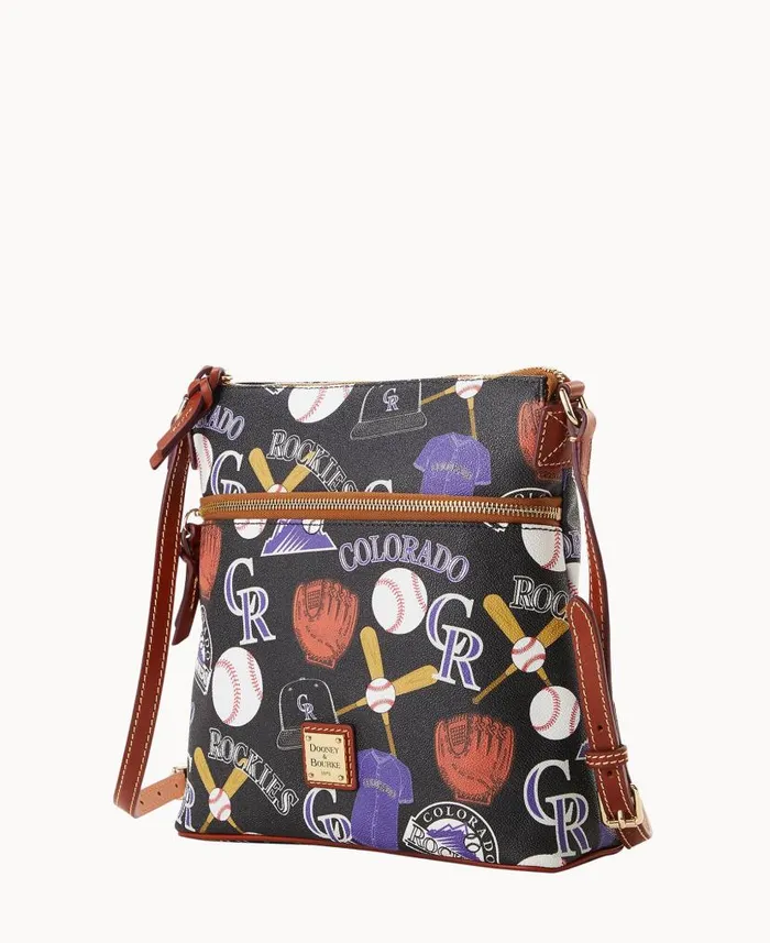 Dooney and Bourke MLB Rockies Crossbody Rockies WomenMen Crossbodies