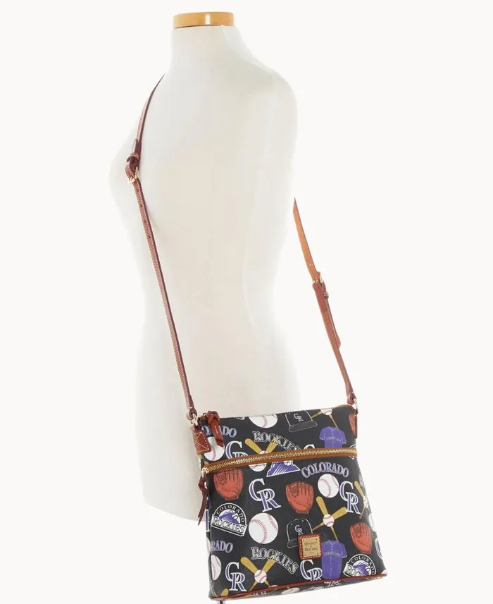 Dooney and Bourke MLB Rockies Crossbody Rockies WomenMen Crossbodies