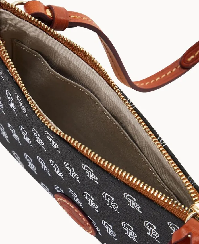 Dooney and Bourke MLB Rockies Top Zip Crossbody Rockies WomenMen Crossbodies Dooney and Bourke MLB Rockies Top Zip Crossbody Rockies WomenMen Crossbodies