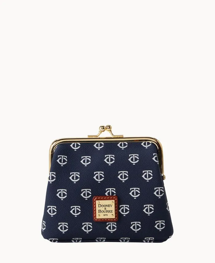 Dooney and Bourke MLB Twins Large Framed Purse Twins WomenMen Wallets