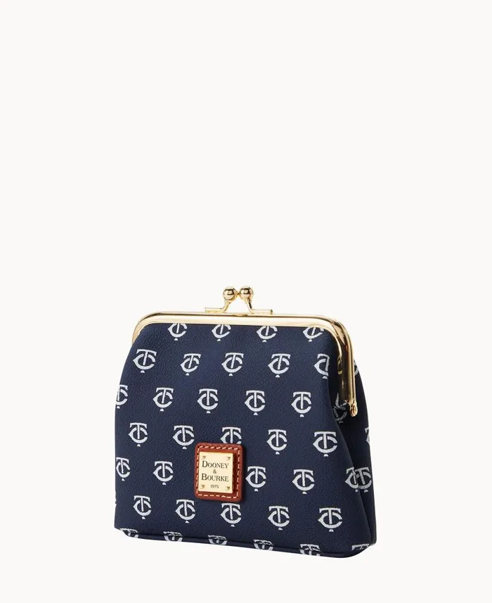 Dooney and Bourke MLB Twins Large Framed Purse Twins WomenMen Wallets