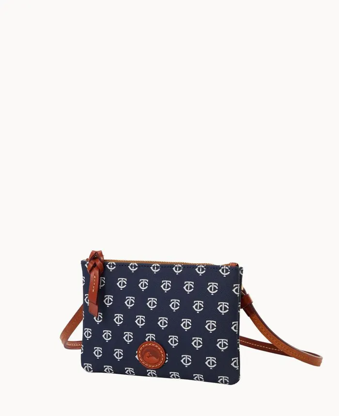 Dooney and Bourke MLB Twins Top Zip Crossbody Twins WomenMen Crossbodies
