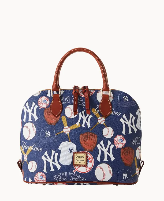 Dooney and Bourke MLB Yankees Zip Zip Satchel Yankees WomenMen Satchels