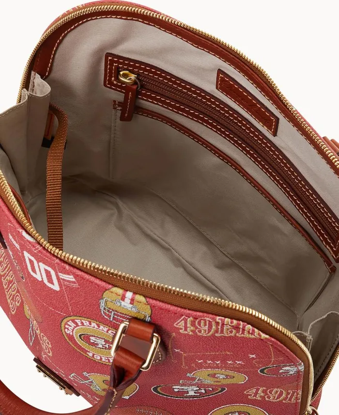 Dooney and Bourke NFL 49ers Zip Zip Satchel 49ers WomenMen Satchels