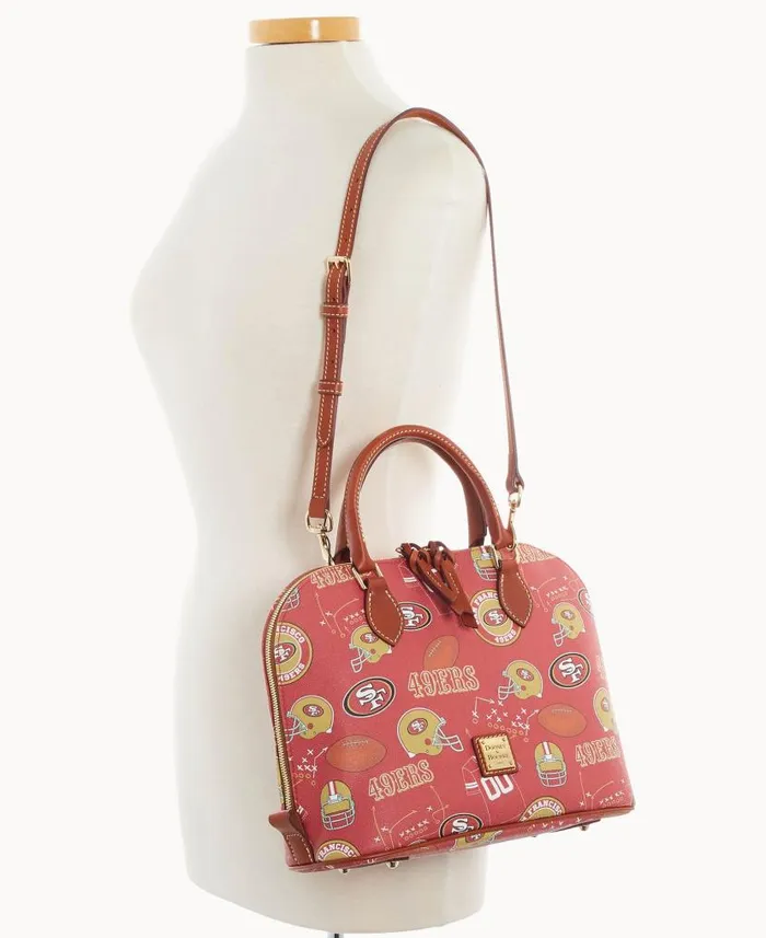 Dooney and Bourke NFL 49ers Zip Zip Satchel 49ers WomenMen Satchels