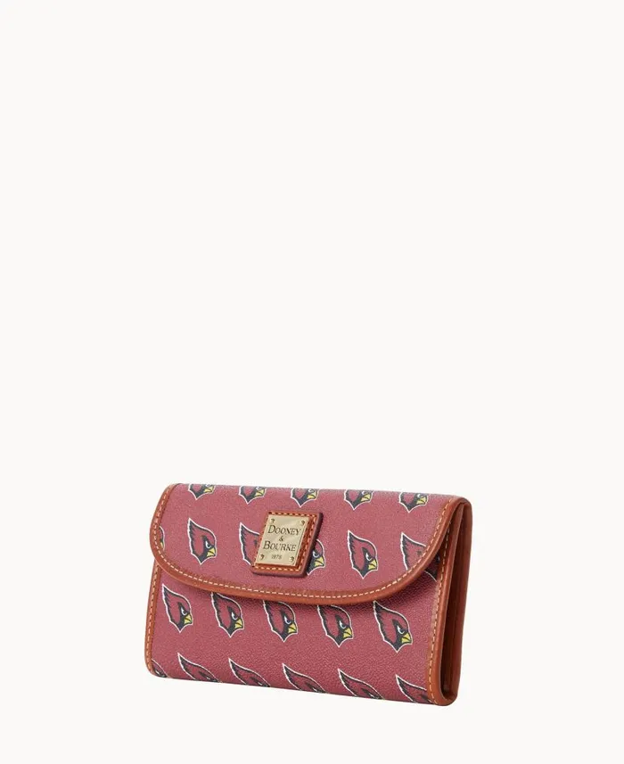 Dooney and Bourke NFL AZ Cardinals Continental Clutch Cardinals WomenMen Wallets Dooney and Bourke NFL AZ Cardinals Continental Clutch Cardinals WomenMen Wallets