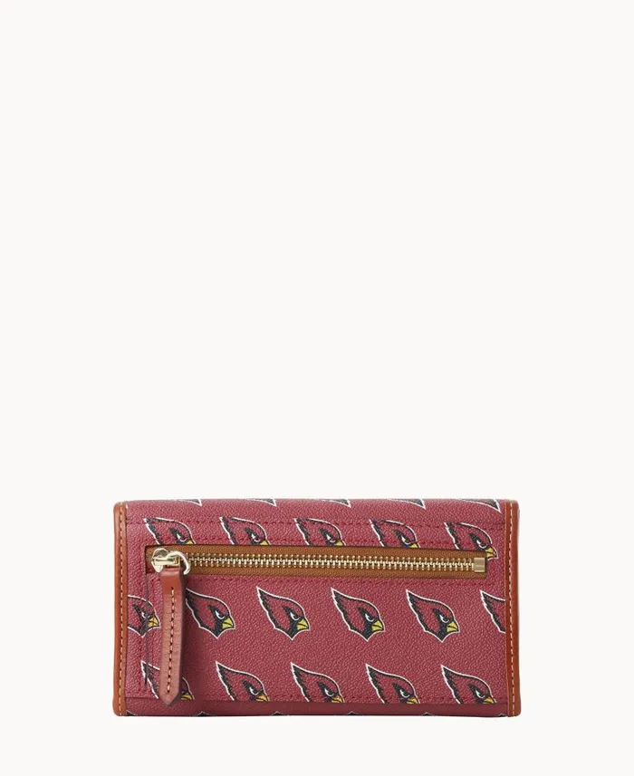 Dooney and Bourke NFL AZ Cardinals Continental Clutch Cardinals WomenMen Wallets Dooney and Bourke NFL AZ Cardinals Continental Clutch Cardinals WomenMen Wallets