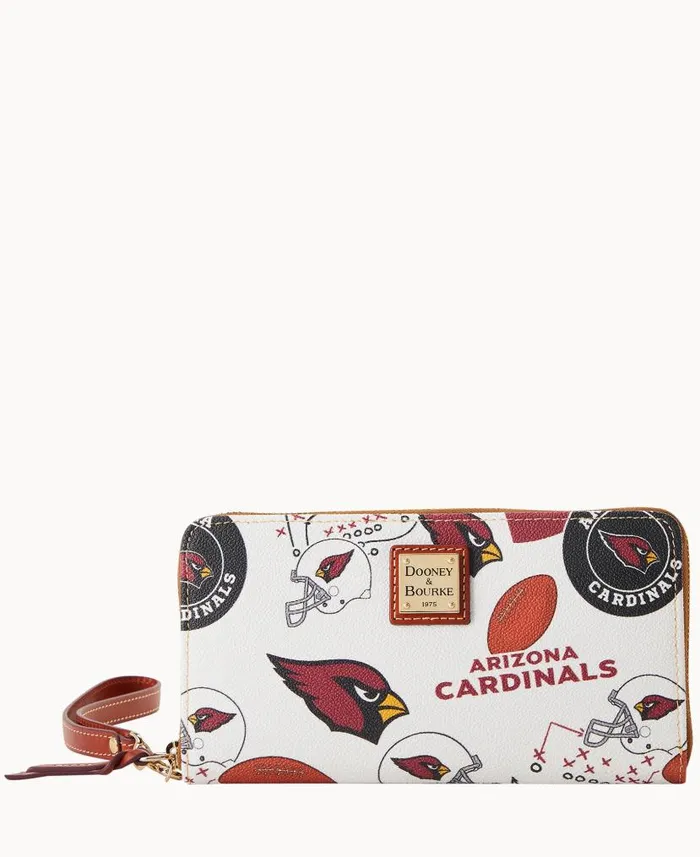Dooney and Bourke NFL AZ Cardinals Large Zip Around Wristlet Cardinals WomenMen Wallets Dooney and Bourke NFL AZ Cardinals Large Zip Around Wristlet Cardinals WomenMen Wallets