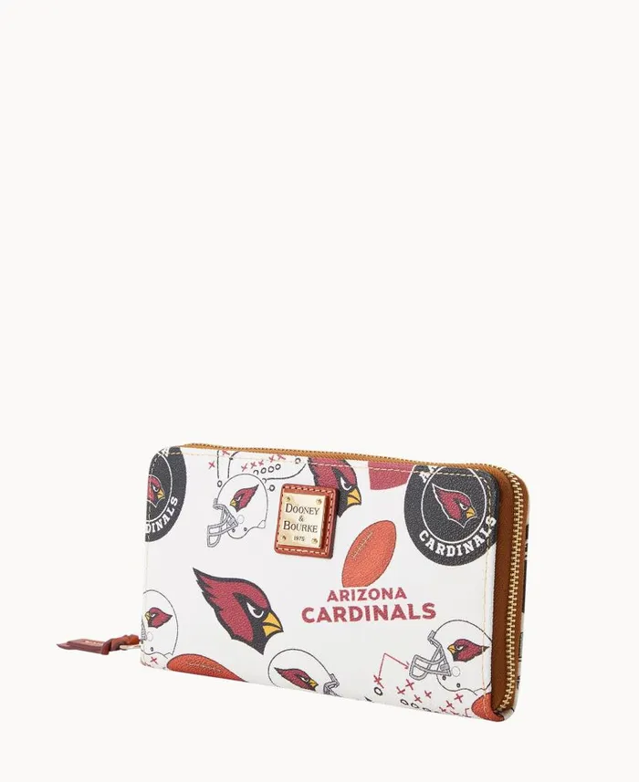 Dooney and Bourke NFL AZ Cardinals Large Zip Around Wristlet Cardinals WomenMen Wallets Dooney and Bourke NFL AZ Cardinals Large Zip Around Wristlet Cardinals WomenMen Wallets