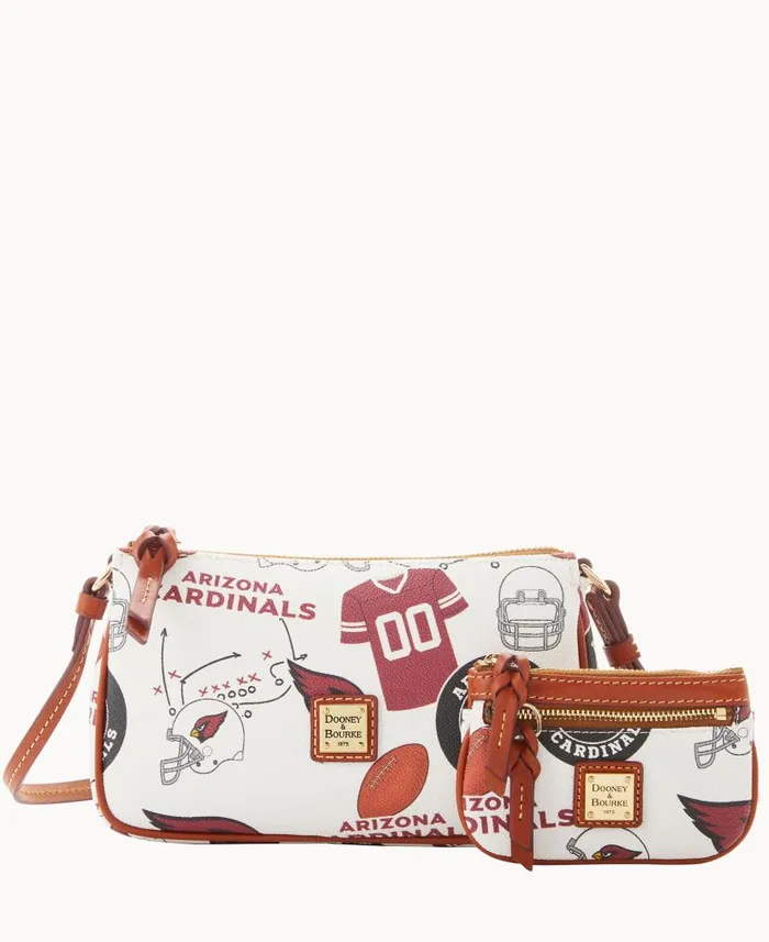Dooney and Bourke NFL AZ Cardinals Lexi Crossbody Sm Coin Case Cardinals WomenMen Crossbodies Dooney and Bourke NFL AZ Cardinals Lexi Crossbody Sm Coin Case Cardinals WomenMen Crossbodies