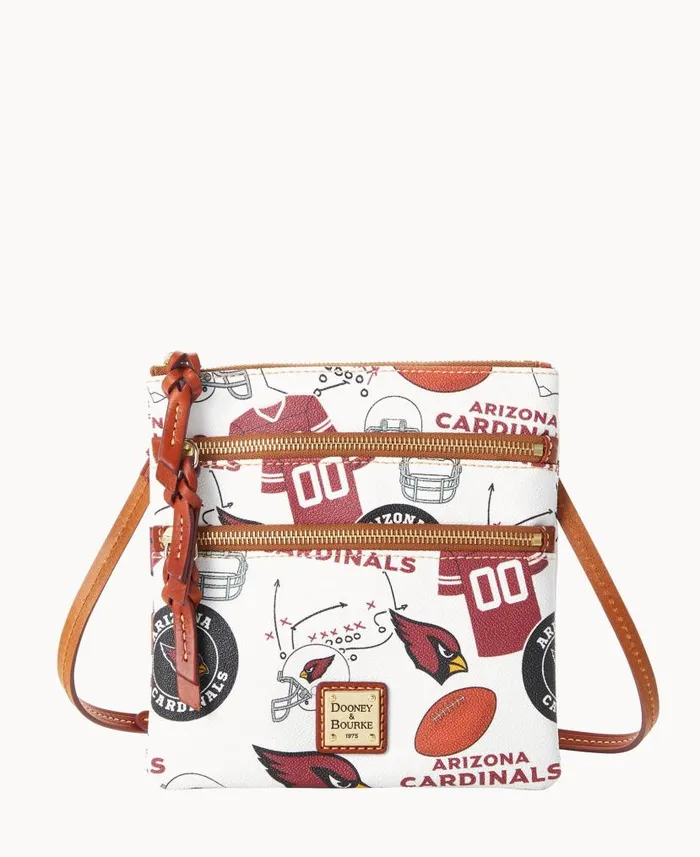 Dooney and Bourke NFL AZ Cardinals N S Triple Zip Crossbody Cardinals WomenMen Crossbodies Dooney and Bourke NFL AZ Cardinals N S Triple Zip Crossbody Cardinals WomenMen Crossbodies