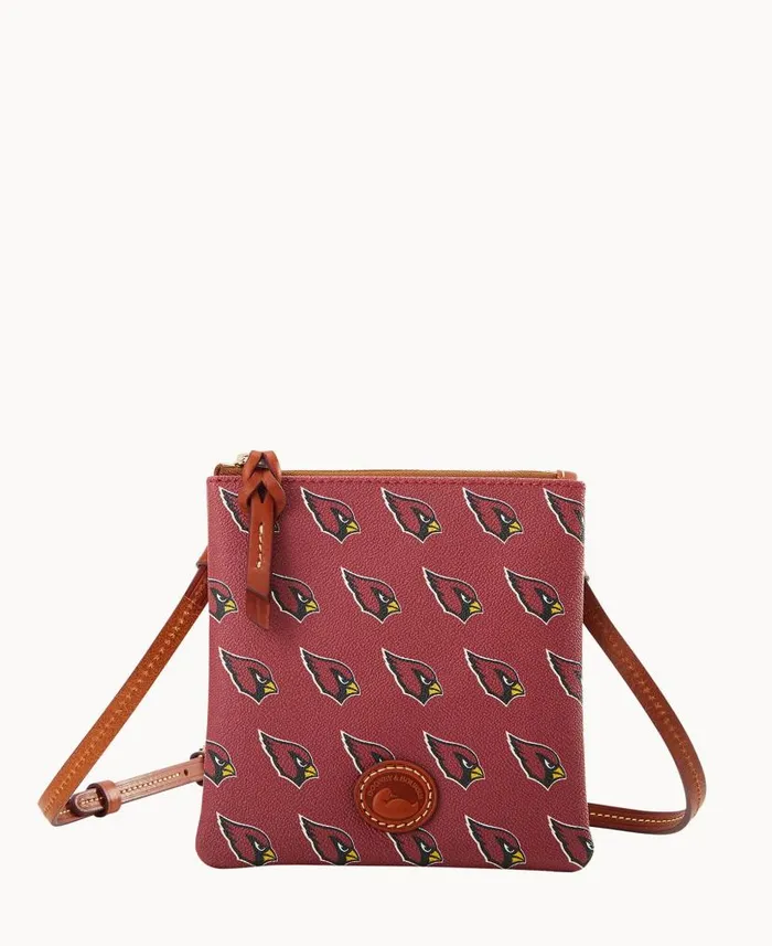 Dooney and Bourke NFL AZ Cardinals Small North South Top Zip Crossbody Cardinals WomenMen Crossbodies Dooney and Bourke NFL AZ Cardinals Small North South Top Zip Crossbody Cardinals WomenMen Crossbodies